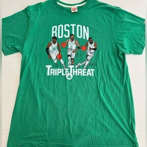 Boston Celtics Triple Threat Shirt XL NWOT